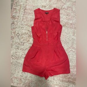Dark pink Express romper | size 4 | zipper romper with pockets